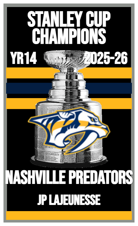 YR 14 - Nashville Predators